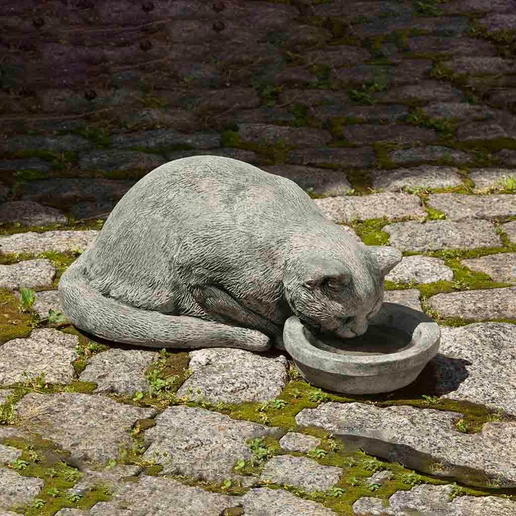 Campania International Samantha Cat Statue - Elegant Home Decor for Cat Lovers, Perfect for Living Room, Garden, or Office Display
