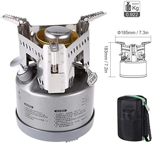 Portable Windproof Camping Stove - Compact Gas Burner for Backpacking, Hiking & Mountaineering | Durable Outdoor Cooking Gear for Camping Trips & Picnics
