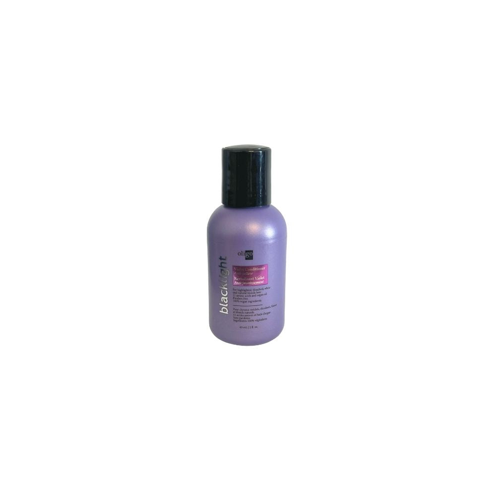 UV Blacklight Purple Hair Conditioner - Long Lasting Color Enhancing Treatment for Neon & Glow in The Dark Hair - Perfect for Rave, Cosplay & UV Party