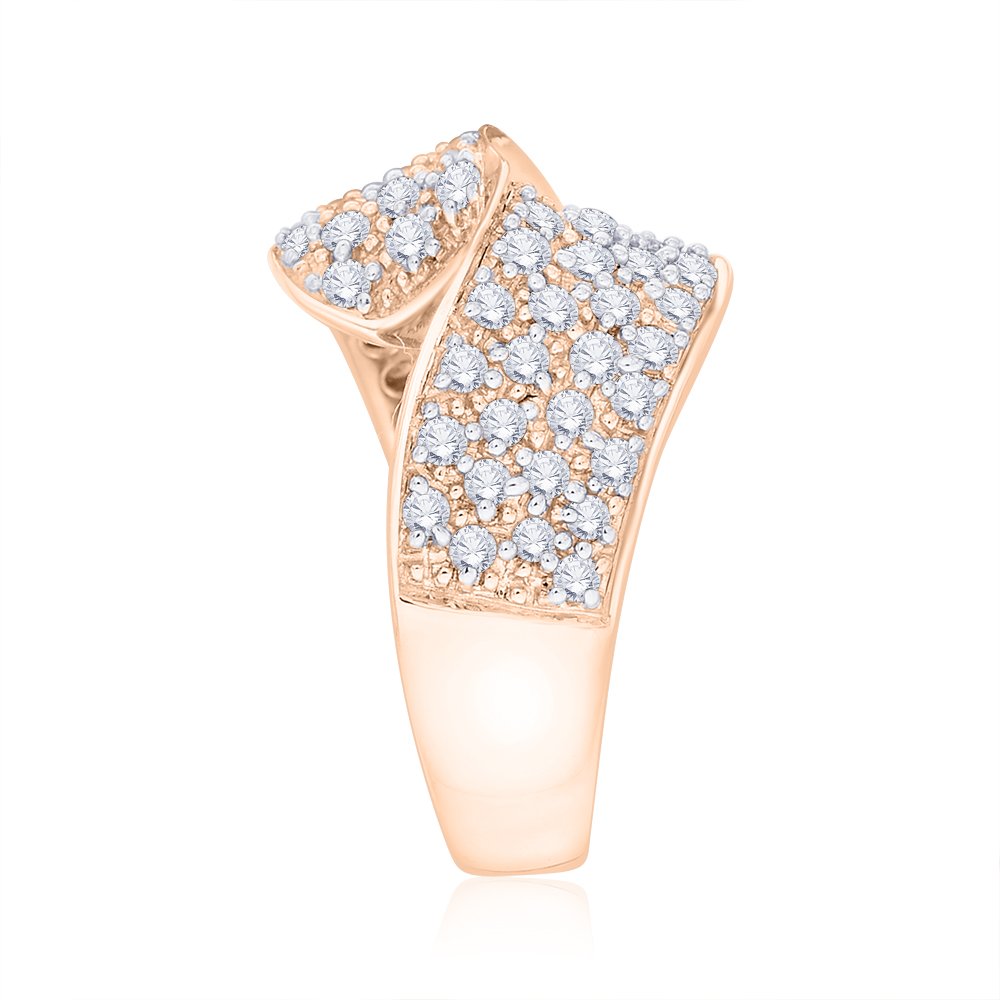 10K Gold KATARINA Diamond Fashion Ring - 1 1/4 Carat (I-J Color, I1 Clarity) | Elegant Jewelry for Weddings, Anniversaries & Special Occasions