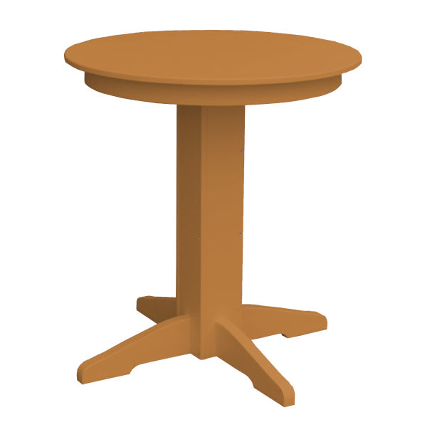 Eco-Friendly Recycled Plastic Round Counter Table - Durable & Sustainable for Outdoor, Patio, or Kitchen Use