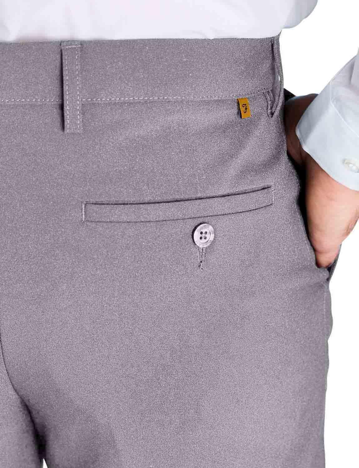 Classic Men's Dress Pants with Slant Pockets - Formal Office Wear & Business Attire for Professional Men