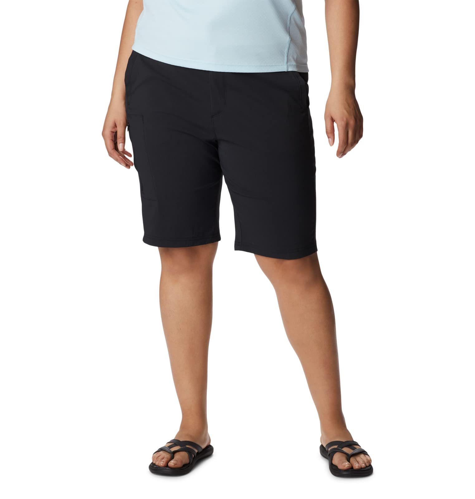 Columbia Women's On The Go Long Short - Lightweight Quick-Dry Hiking Shorts for Outdoor Adventures, Travel & Casual Wear