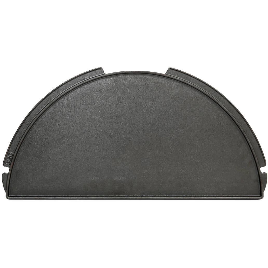 Big Green Egg XL Half Cast Iron Plancha Griddle - 122995 - Perfect for Grilling, Searing & Outdoor Cooking