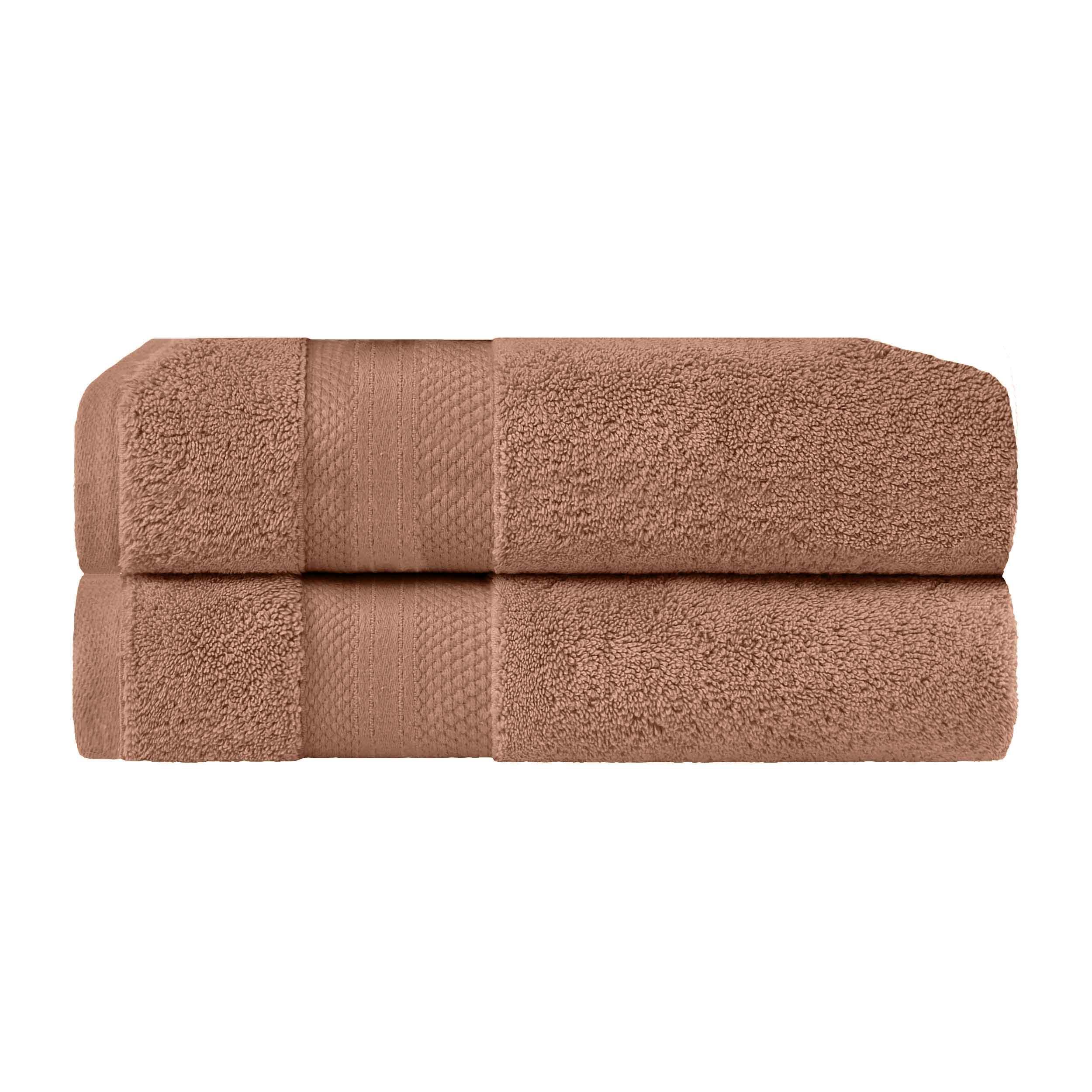 Premium 2-Piece Turkish Cotton Bath Towel Set - Ultra Soft, Highly Absorbent & Quick-Drying - Perfect for Spa, Bathroom & Luxury Home Use