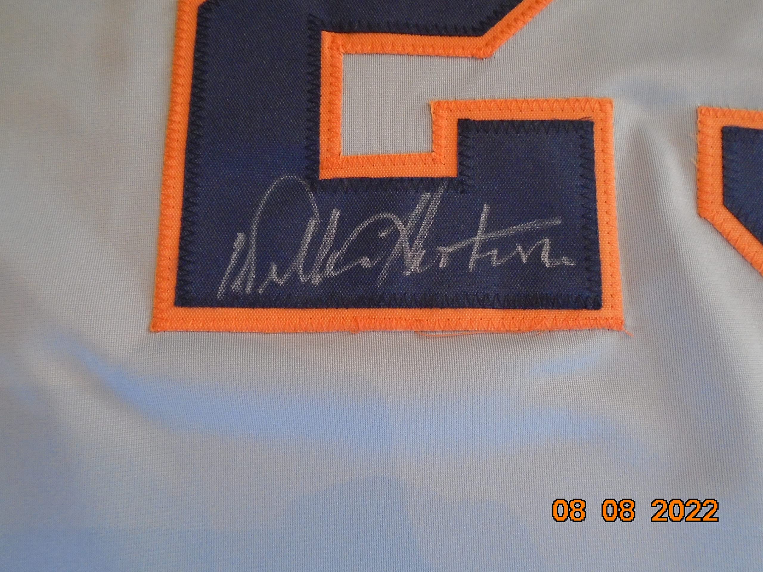 Authentic WILLIE HORTON Signed Detroit Tigers Jersey - JSA Certified Collectible for Baseball Fans & Sports Memorabilia Enthusiasts