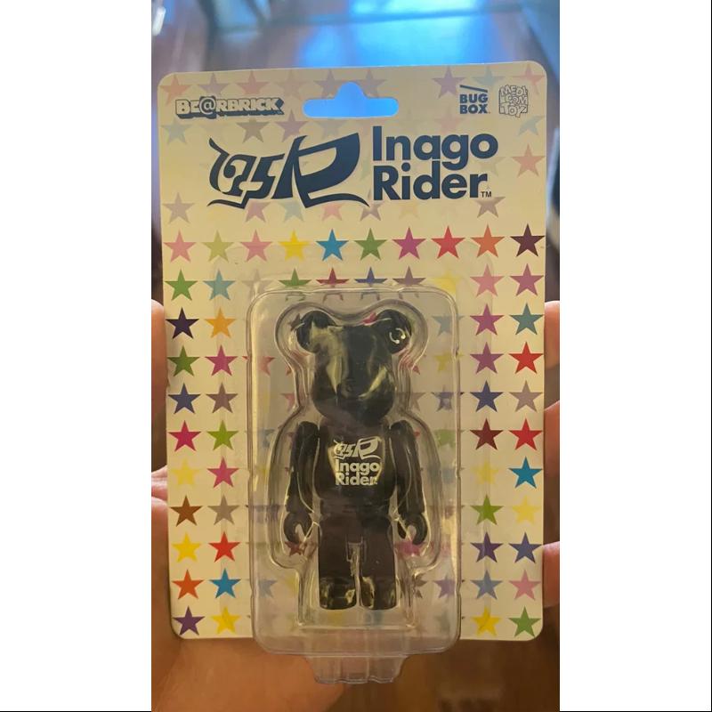 Medicom Be@rbrick 100% Limited Edition Inago Rider Bearbrick Figure - Collectible Vinyl Toy for Anime Fans, Home Decor & Gift Idea