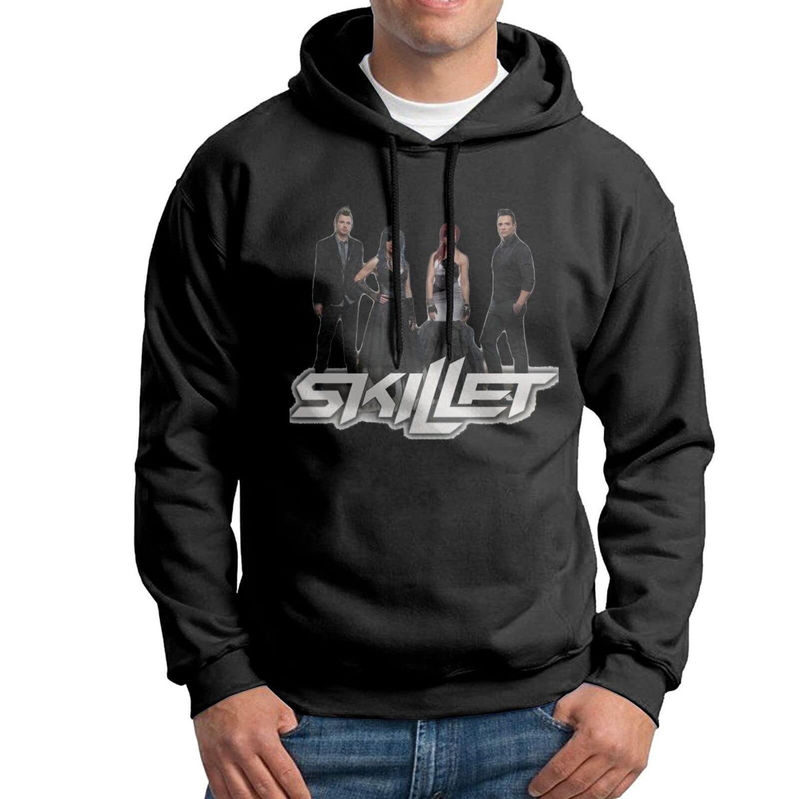 Men's Long Sleeve Hoodie Tracksuit Set - Soft Cotton Blend Hooded Sportswear for Running, Gym & Casual Wear | Winter Warm Athletic Outfit for Men