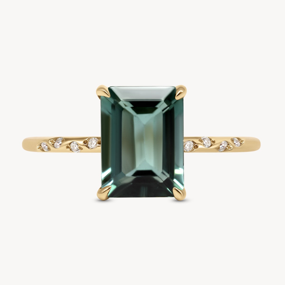 Stunning Large Starry Tourmaline Ring for Women - Genuine Gemstone Jewelry for Engagement, Anniversary & Special Occasions