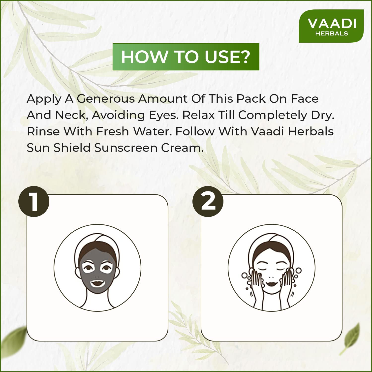 Vaadi Herbals Refreshing Fruit Face Pack with Apple, Lemon & Cucumber - 120g | Natural Glow & Hydration for All Skin Types | Perfect for Spa Day & Self-Care Routine