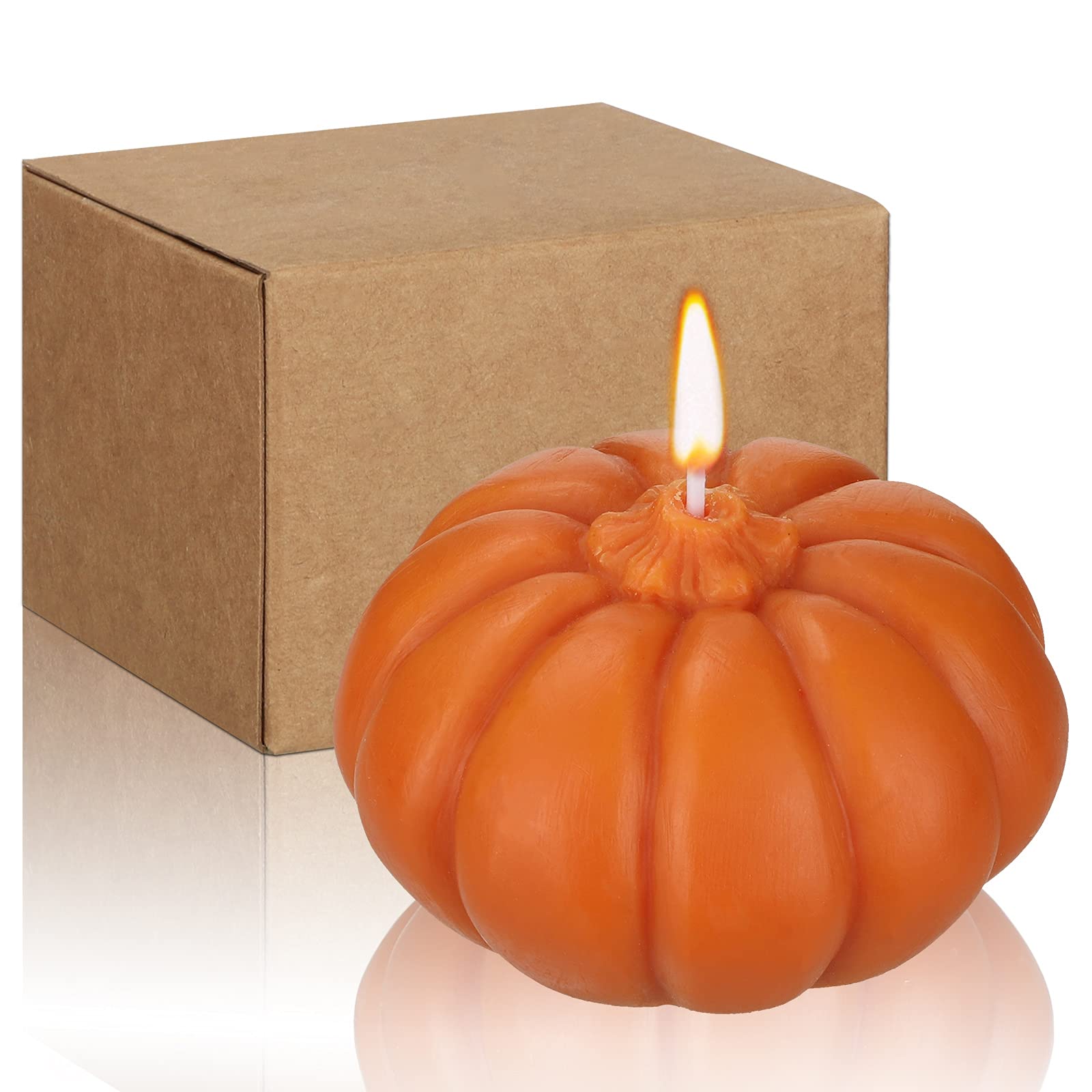 Pumpkin Scented Candles for Thanksgiving & Halloween Decor - Home, Kitchen, Party