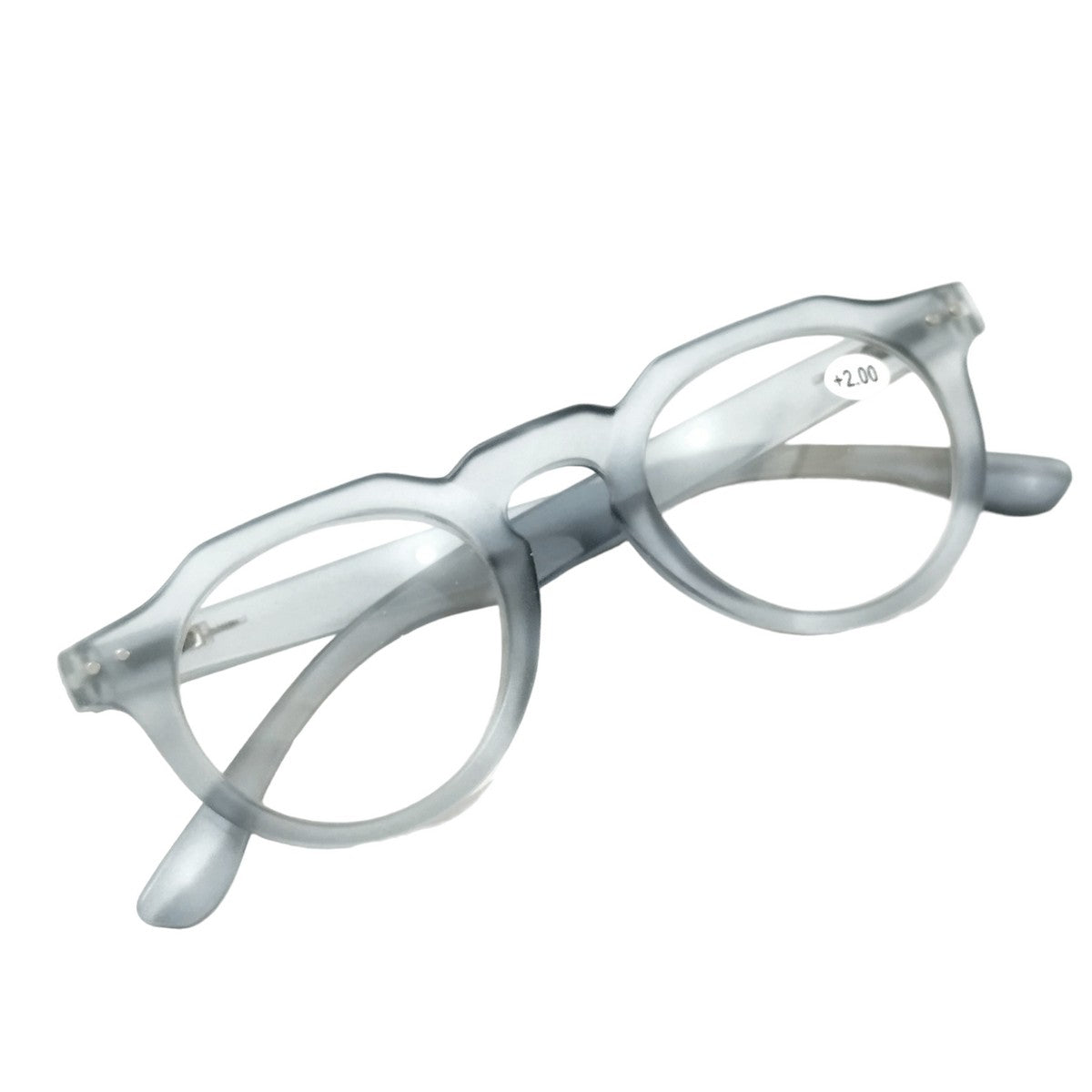 Round Hexa Full Frame Reading Glasses - Blue Light Blocking Computer Glasses for Men & Women - Perfect for Office Work, Reading, and Screen Time