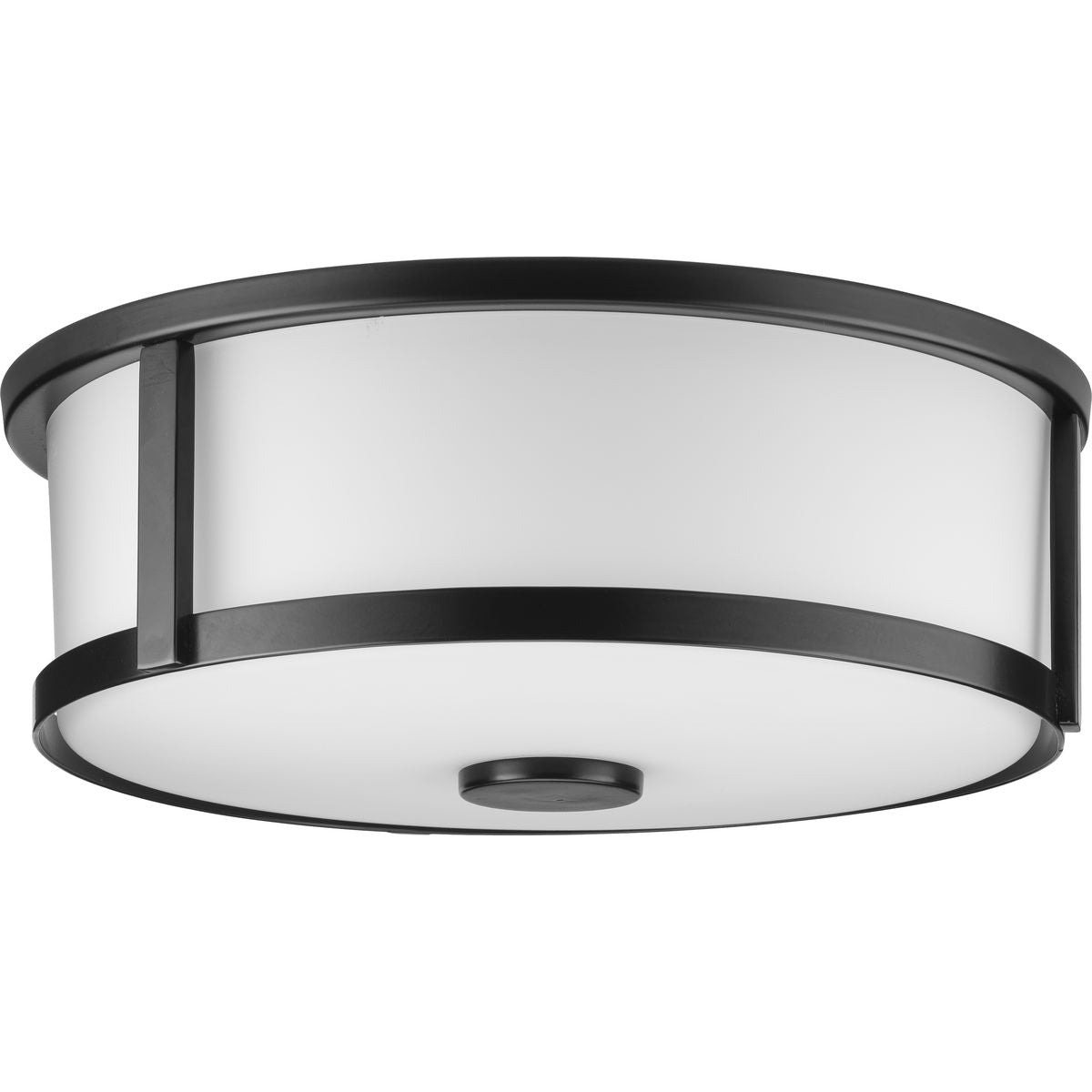 Gilliam Collection 12 5/8 Inch Two-Light Flush Mount Ceiling Light Fixture - P350254 - Perfect for Bedroom, Hallway & Small Space Lighting