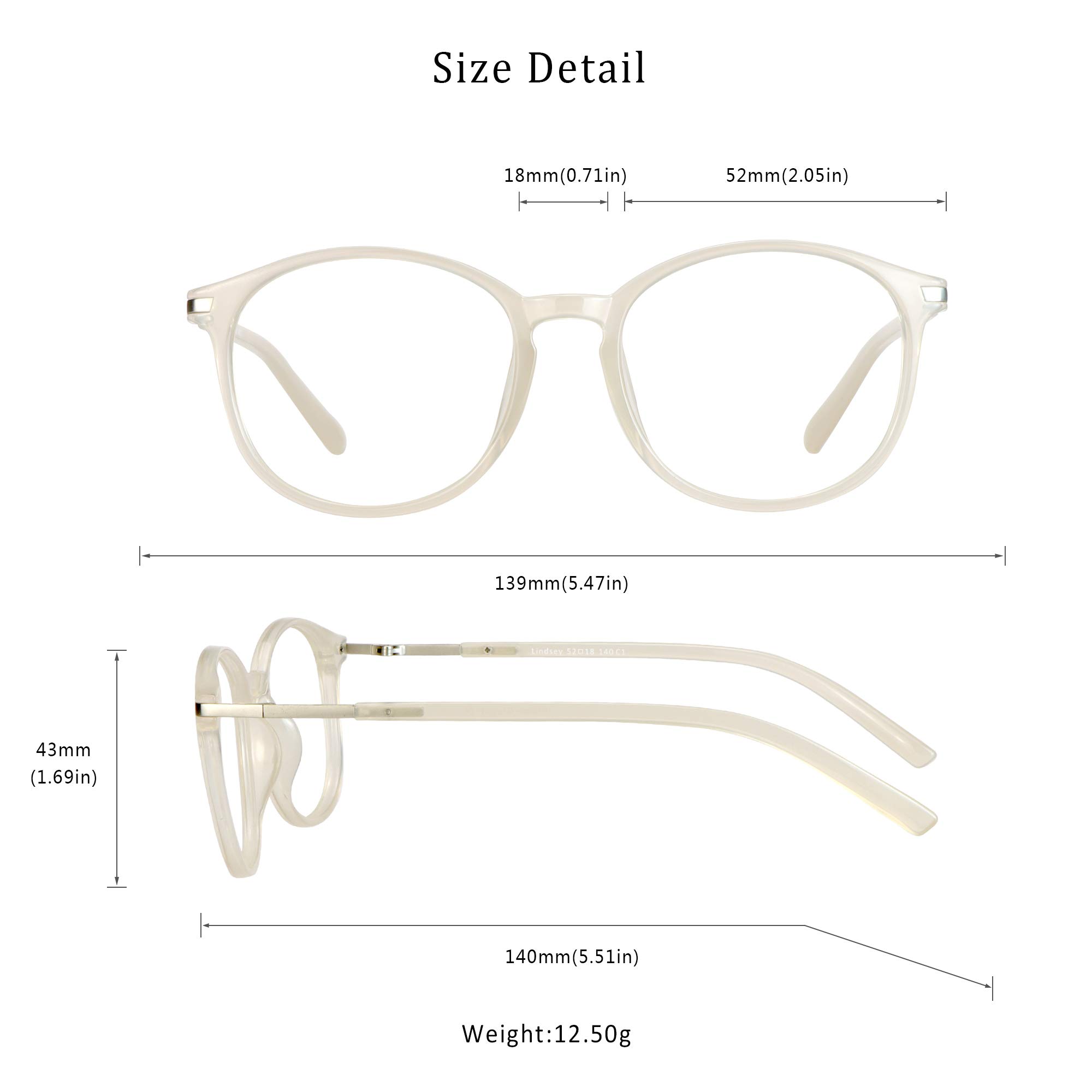 LifeArt Blue Light Blocking Glasses for Computer, Reading & Gaming - Anti Eye Strain Glasses for Work, Study & Screen Time Protection