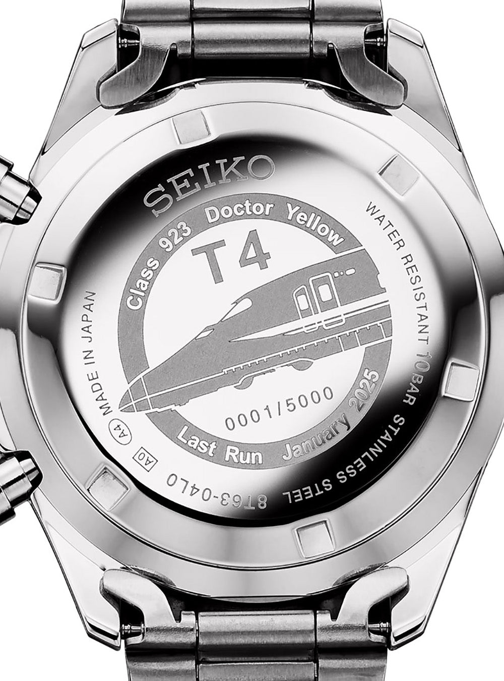 SEIKO × SHINKANSEN CLASS 923 DR.YELLOW T4 Limited Edition Memorial Watch - Last Run January 2025 - Made in Japan | Perfect for Train Enthusiasts & Collectors