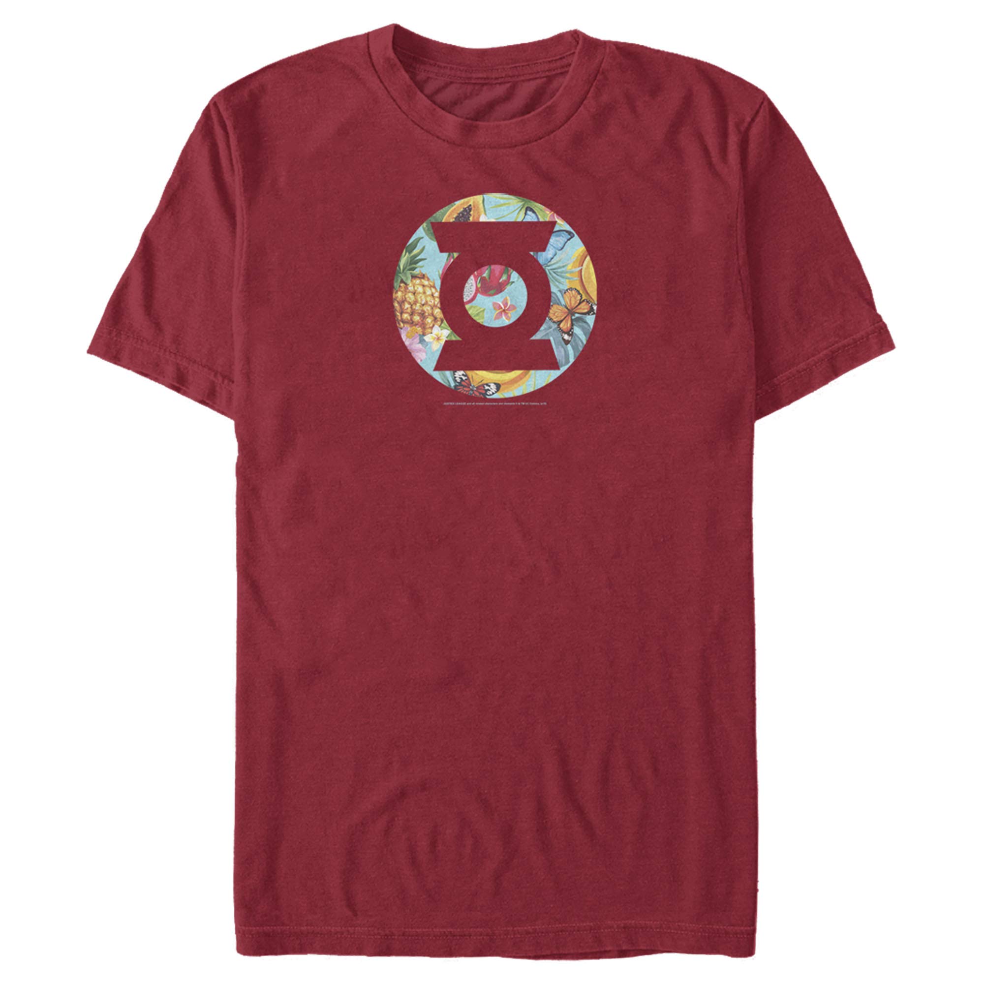 Justice League Dragon Fruit Logo T-Shirt for Men - Superhero Graphic Tee for Casual Wear, Cosplay & Comic Con Events