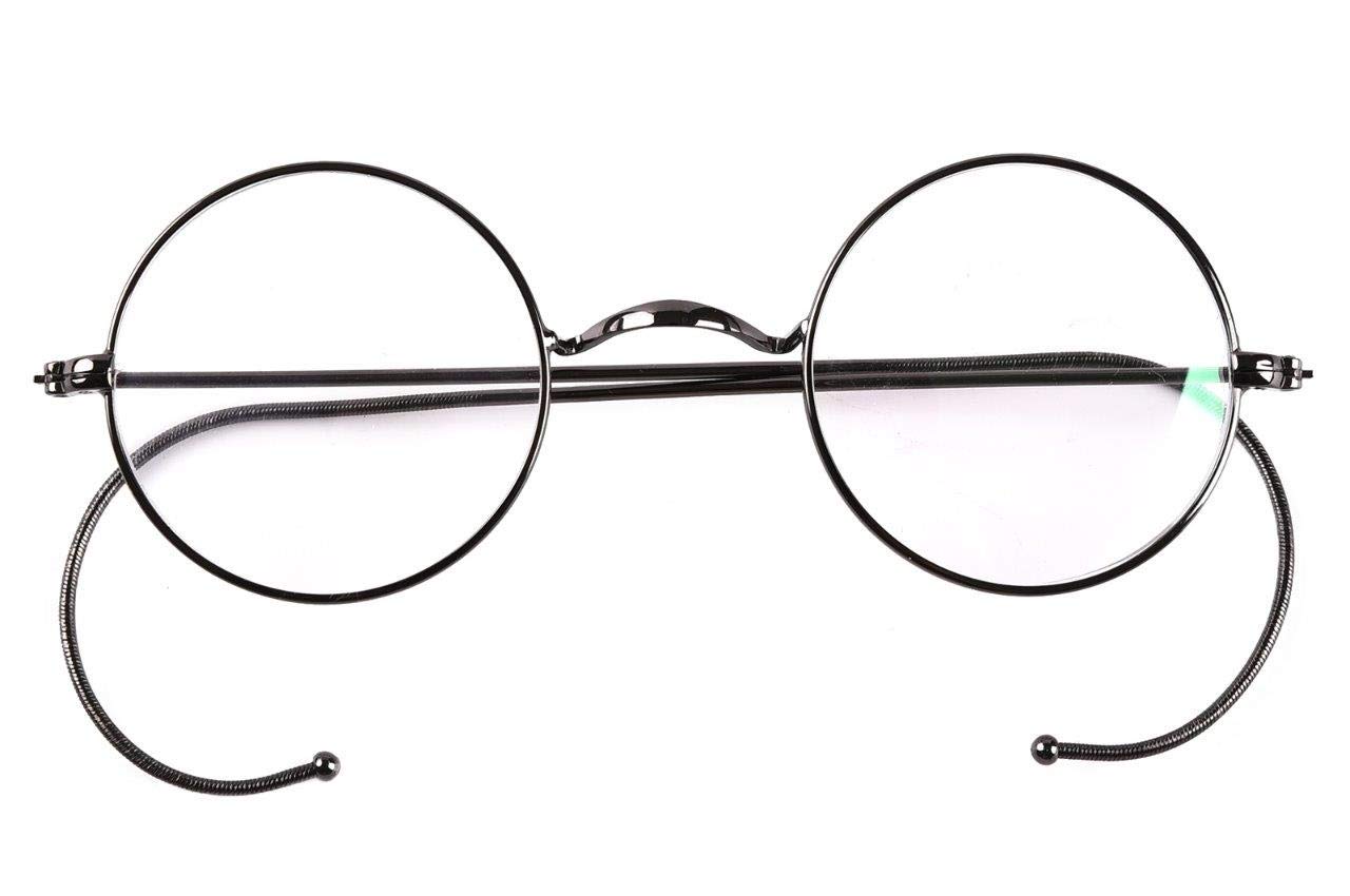 Blue Light Blocking Reading Glasses for Women & Men - Small Round Wire Rim Computer Glasses with Anti-Glare & UV400 Protection - Perfect for Office Work, Screen Time & Digital Eye Strain Relief