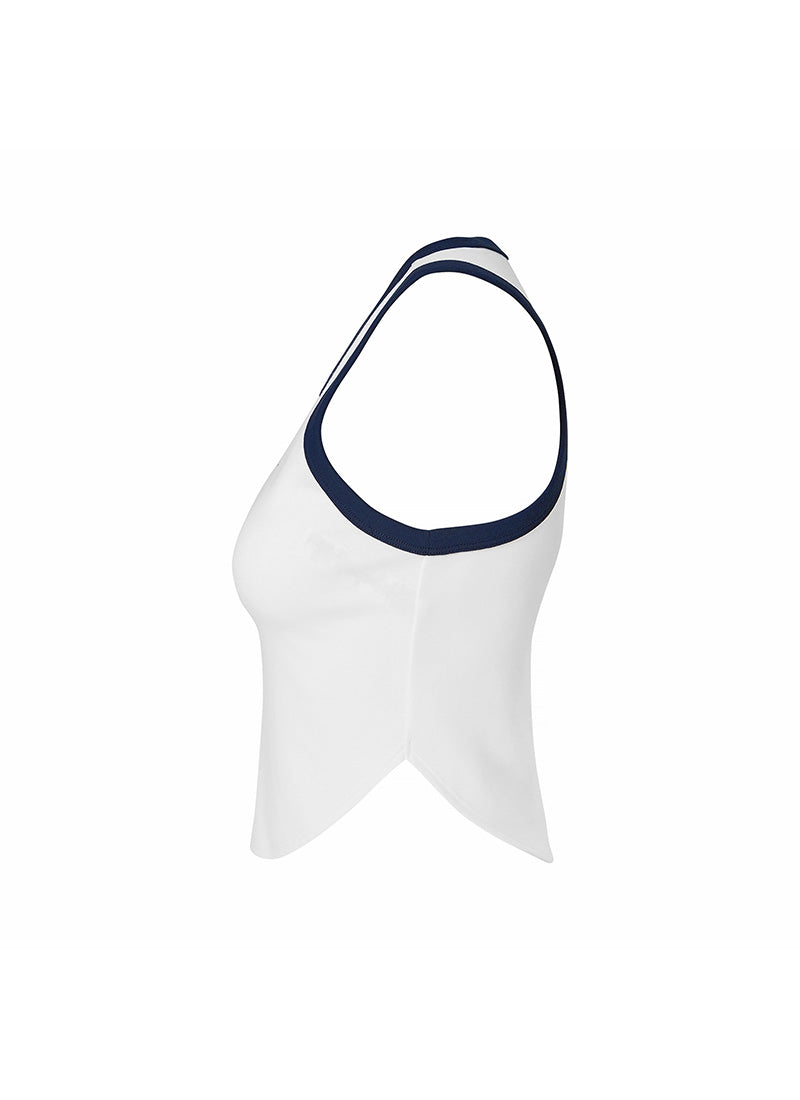 Stylish Smooth Cotton Color Block Sleeveless Top for Women - Perfect for Summer Outfits, Casual Wear & Beach Vacations