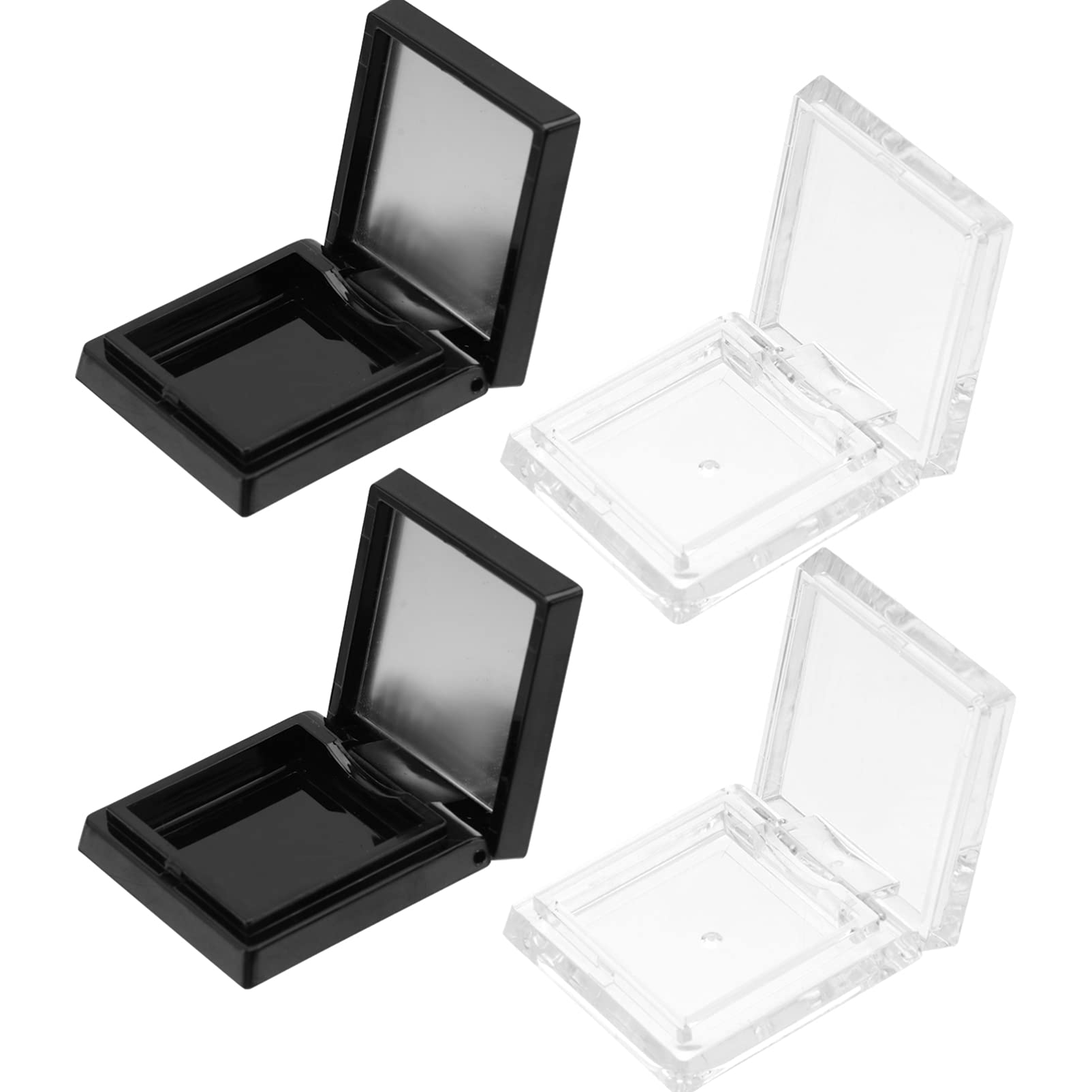 Beaupretty 4pc Empty Eyeshadow Palette - Travel Makeup Case for DIY & Storage