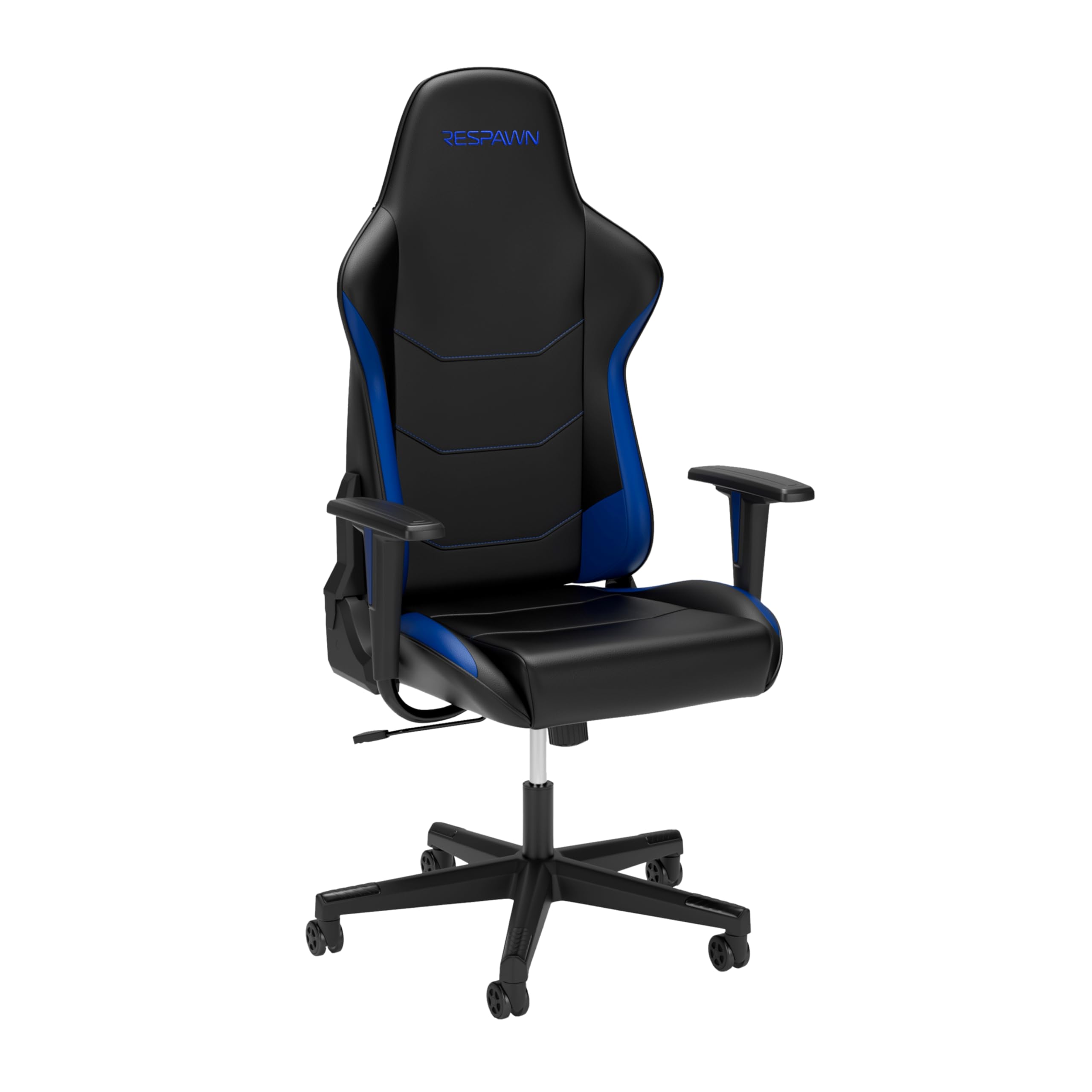 RESPAWN 110 Ergonomic Gaming Chair - Blue PC Computer Chair with Adjustable Headrest & 135° Recline for Adults | Comfortable Office & Video Game Chair for Long Gaming Sessions & Work from Home