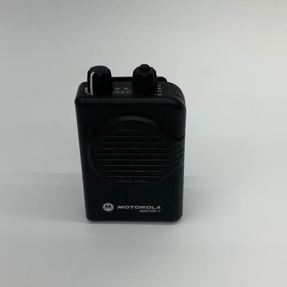 Motorola Minitor V A03KMS9238BC Stored Voice VHF Pager - Emergency Alert & Communication Device for First Responders & Security Teams