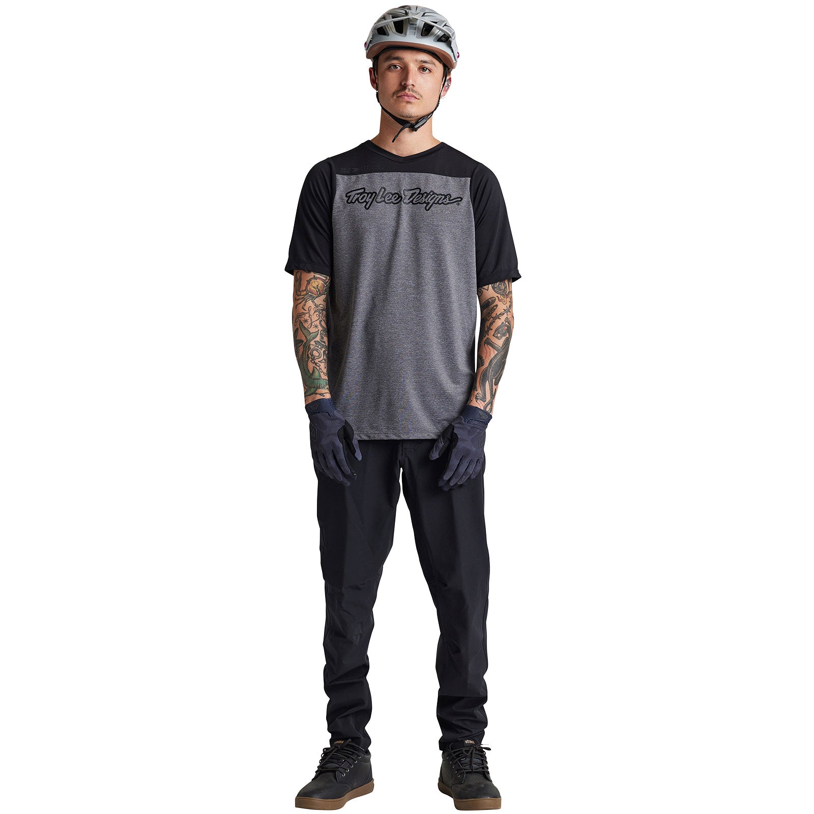 Skyline SS Jersey Signature Heather Gray/Black - Comfortable & Stylish Baseball Shirt for Men - Perfect for Casual Wear, Sports & Outdoor Activities