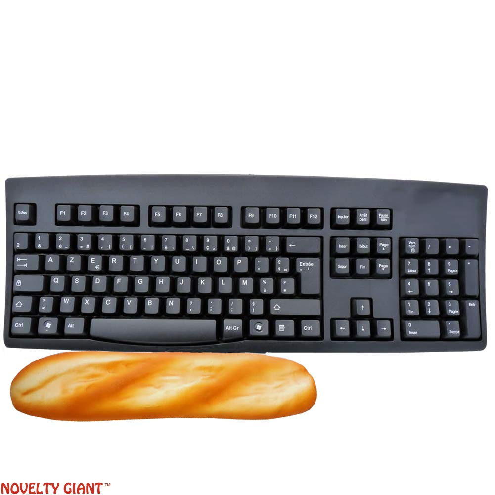 Squeezable Foam Bread - Fake French Baguette Loaf (2 Pack) - Perfect for Pranks, Home Decor, and Photography Props