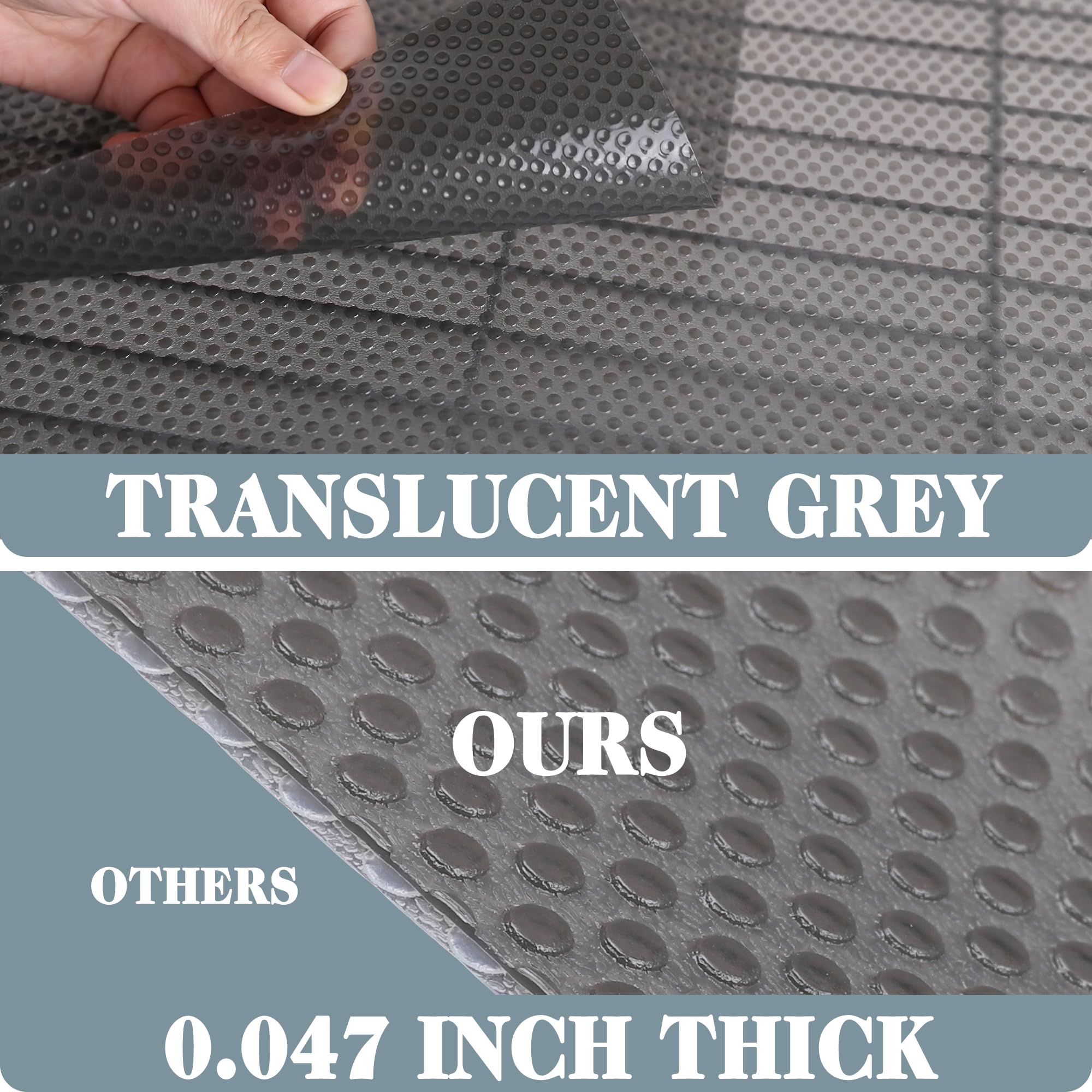 FLPMIX Thick Non-Slip Shelf Liner 12