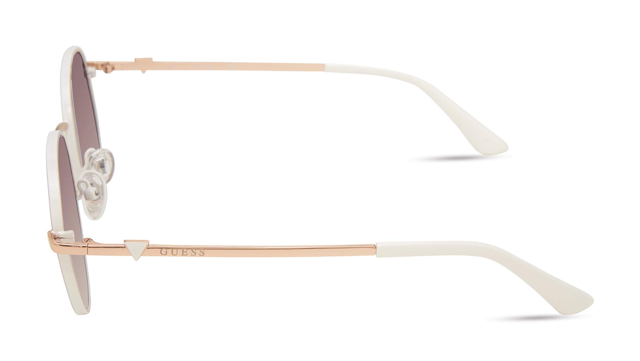 GUESS Women's Classic Round Sunglasses - UV Protection, Polarized Lenses, Fashionable & Lightweight for Outdoor Activities, Driving, and Beach Vacations