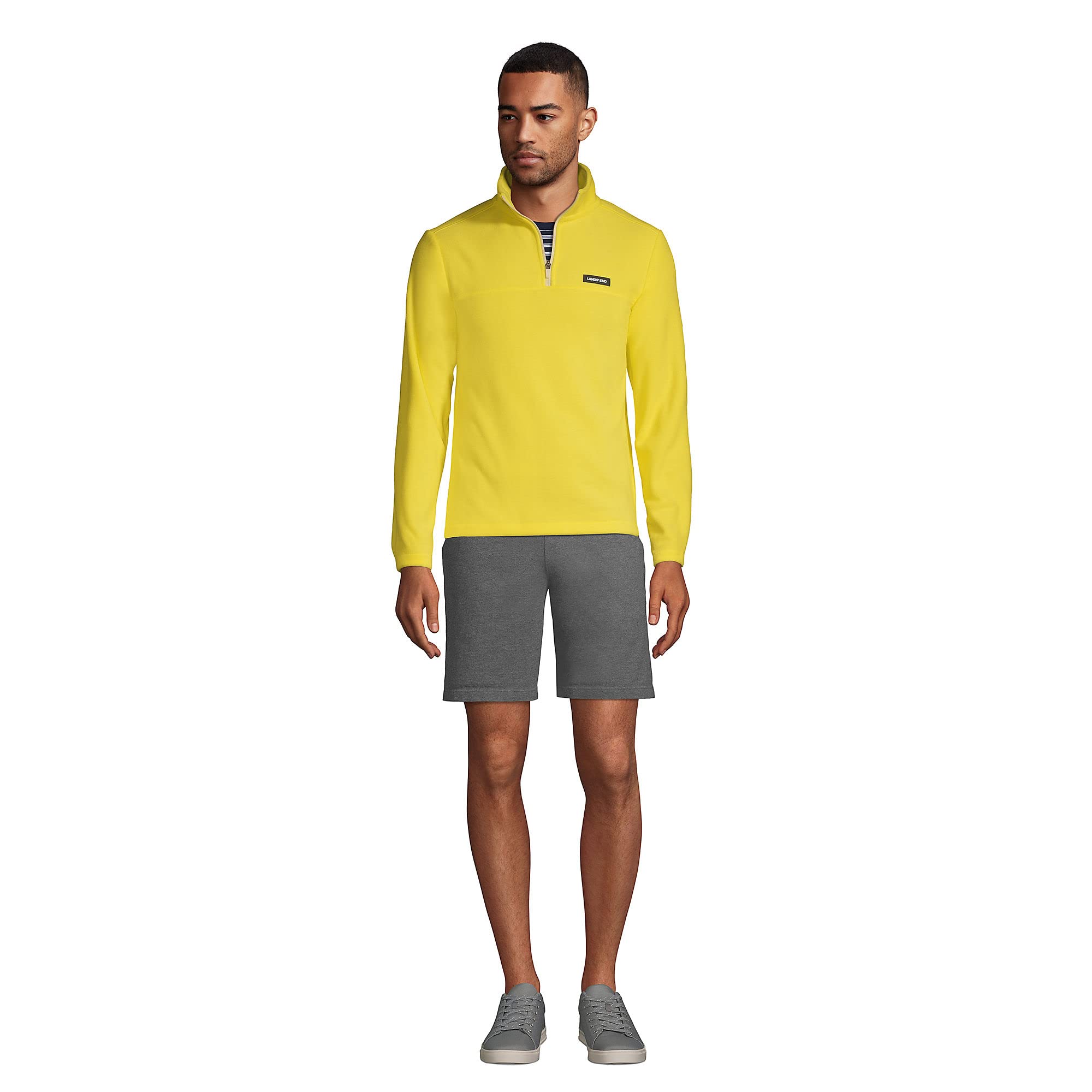 Lands' End Men's Jersey Knit Shorts - Comfortable Cotton Casual Shorts for Summer | Perfect for Beach, Lounge & Outdoor Activities