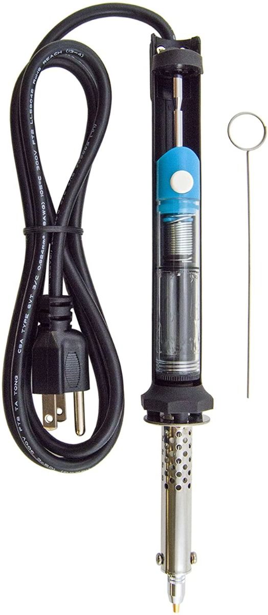 Professional Electric Desoldering Tool with Long-Life Heating Tip & 5ft Power Cord - UL Listed for Electronics Repair, PCB Work, and DIY Projects