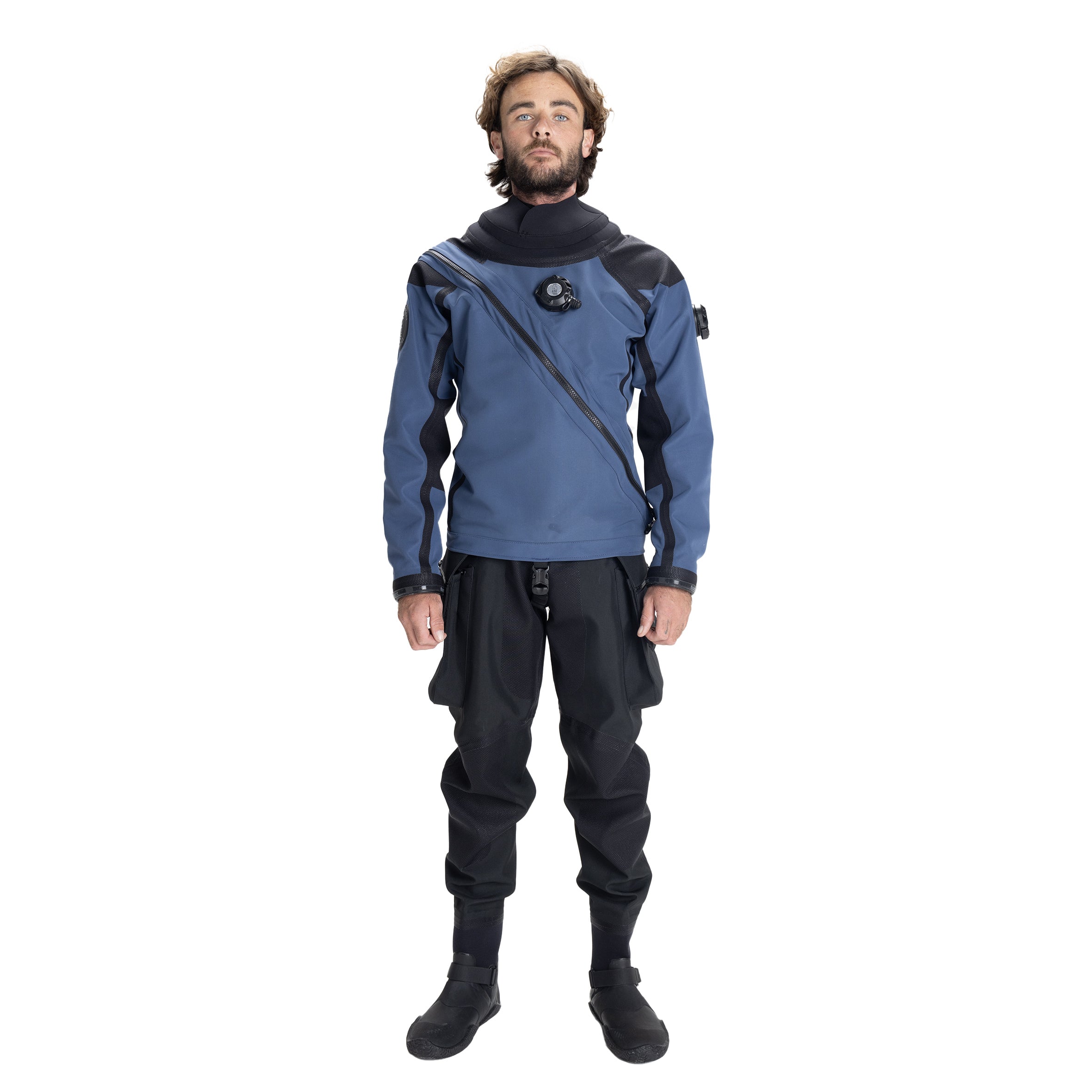 Fourth Element Argonaut 3.0 Stealth Hybrid Drysuit - Premium Scuba Diving Suit for Cold Water Exploration | Perfect for Technical Diving, Cave Diving & Underwater Photography