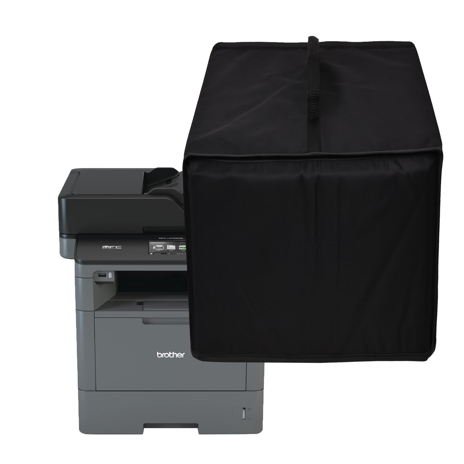 Heavy Duty Anti-Static Waterproof Printer Cover for Brother MFC-L5705DW/L5700DW Monochrome Laser Printer - Dust Proof, Heat Resistant Protective Case (Black) | Perfect for Office, Home & Workshop Use