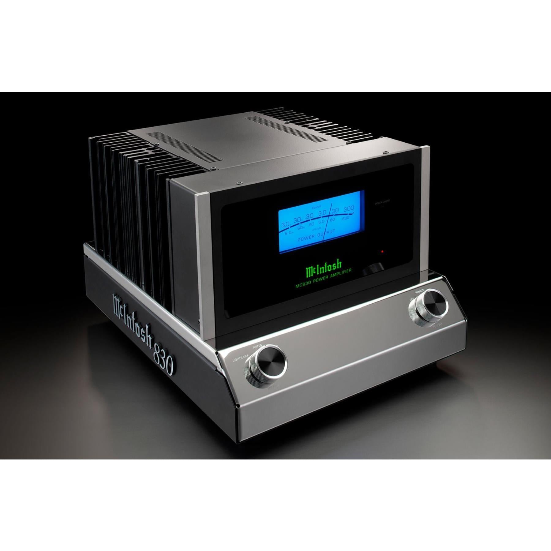 McIntosh MC830 High-Performance 1 Channel Solid State Power Amplifier - Professional Audio & Home Theater Sound System Enhancement