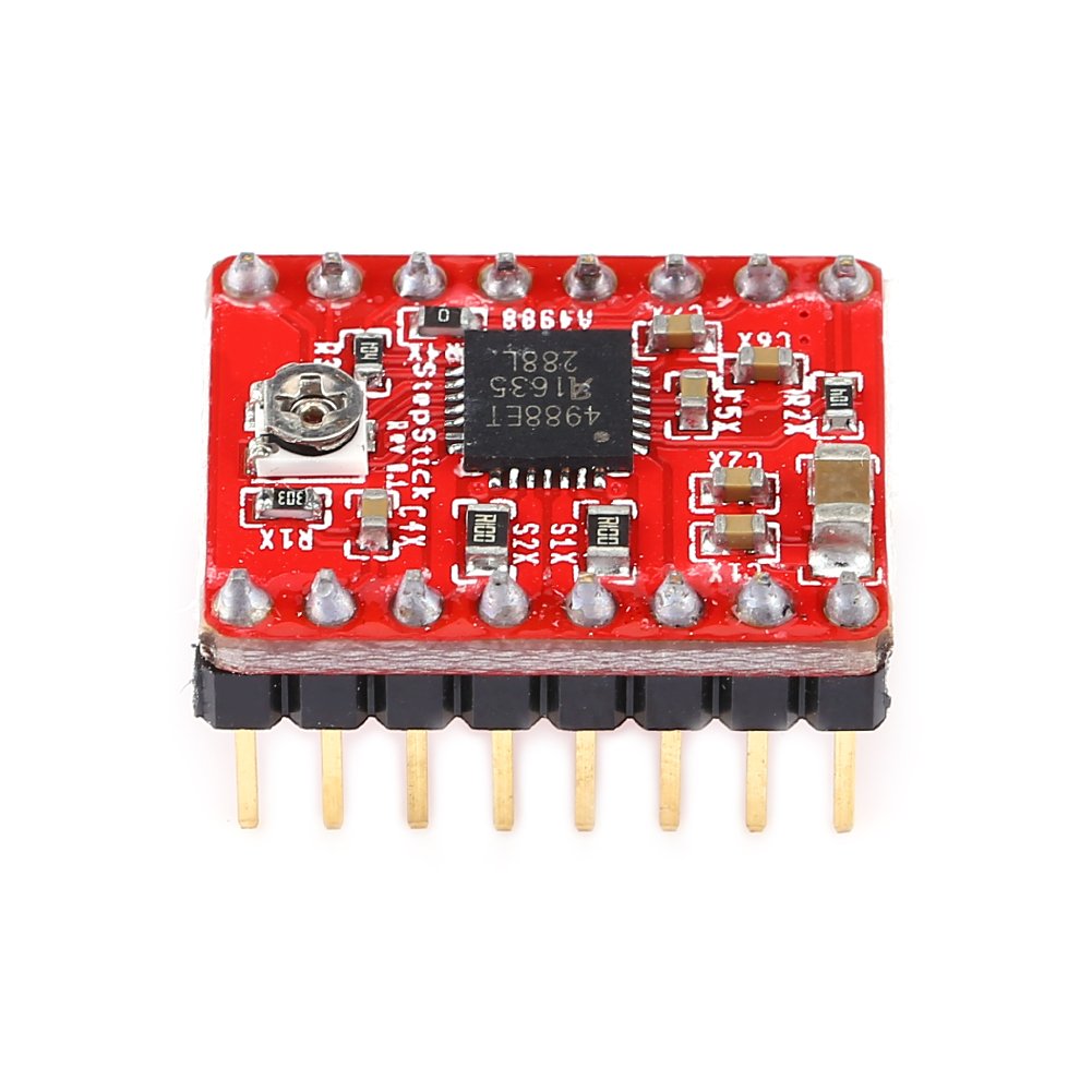 Hilitand Mini A4988 Stepper Motor Driver Module for 3D Printers - Compatible with RepRap, CNC Machines & DIY Projects - High Precision Stepping Motor Control for Smooth Printing
