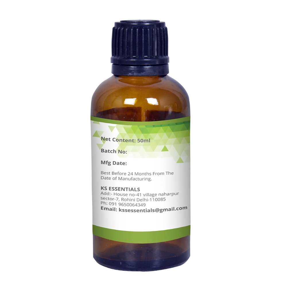 Ks Essentials 100% Pure Amla Oil (Emblica Officinalis) - Natural Therapeutic Grade Hair & Skin Care - 50ml for Hair Growth, Scalp Treatment & Anti-Aging - Perfect for Daily Nourishment & Ayurvedic Remedies