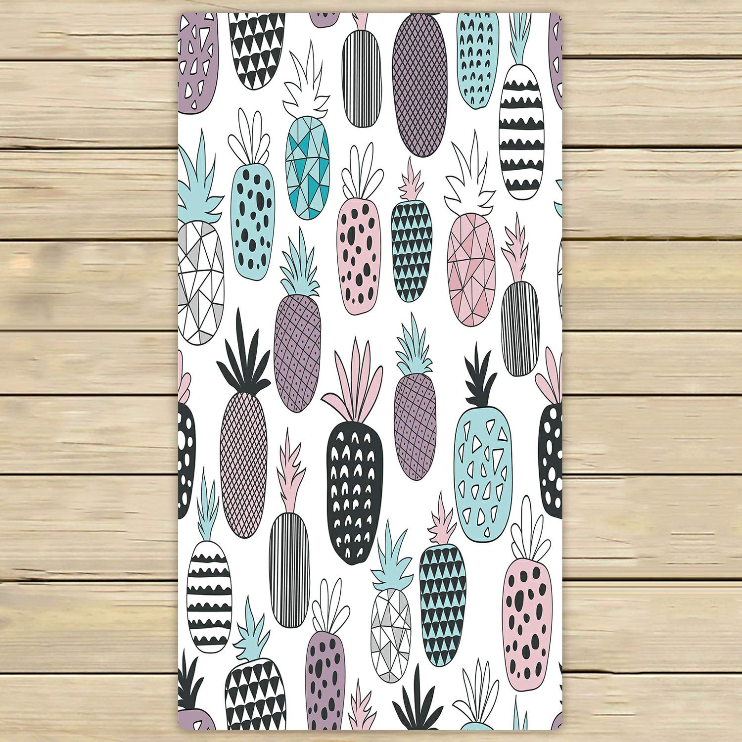 Premium Pineapple Beach Bath Towels - Soft, Absorbent 30x56 Inch Shower Towels for Home, Pool, Travel & Outdoor Use - Quick Dry & Lightweight for Beach, Gym & Vacation