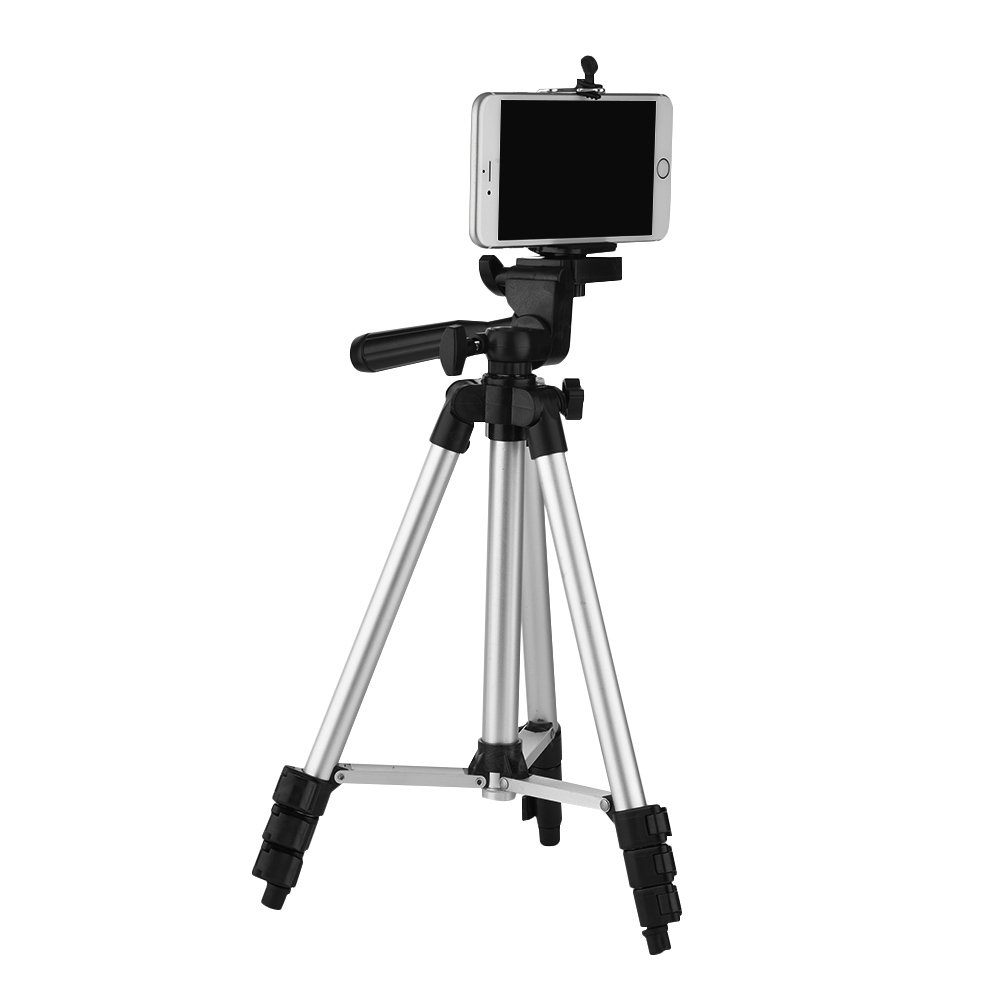 Universal Adjustable Phone Tripod Stand - Portable Travel Tripod for Smartphones & Digital Cameras with Storage Bag - Perfect for Vlogging, Live Streaming & Outdoor Photography
