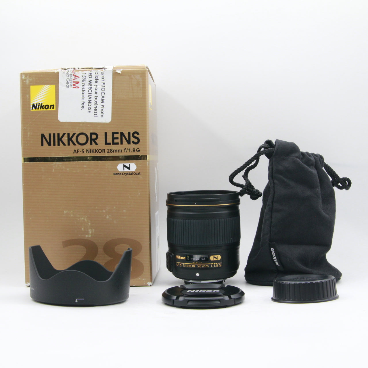 Nikon AF-S NIKKOR 28mm f/1.8G Lens - Open Box Excellent Condition - Perfect for Portrait, Low Light & Street Photography