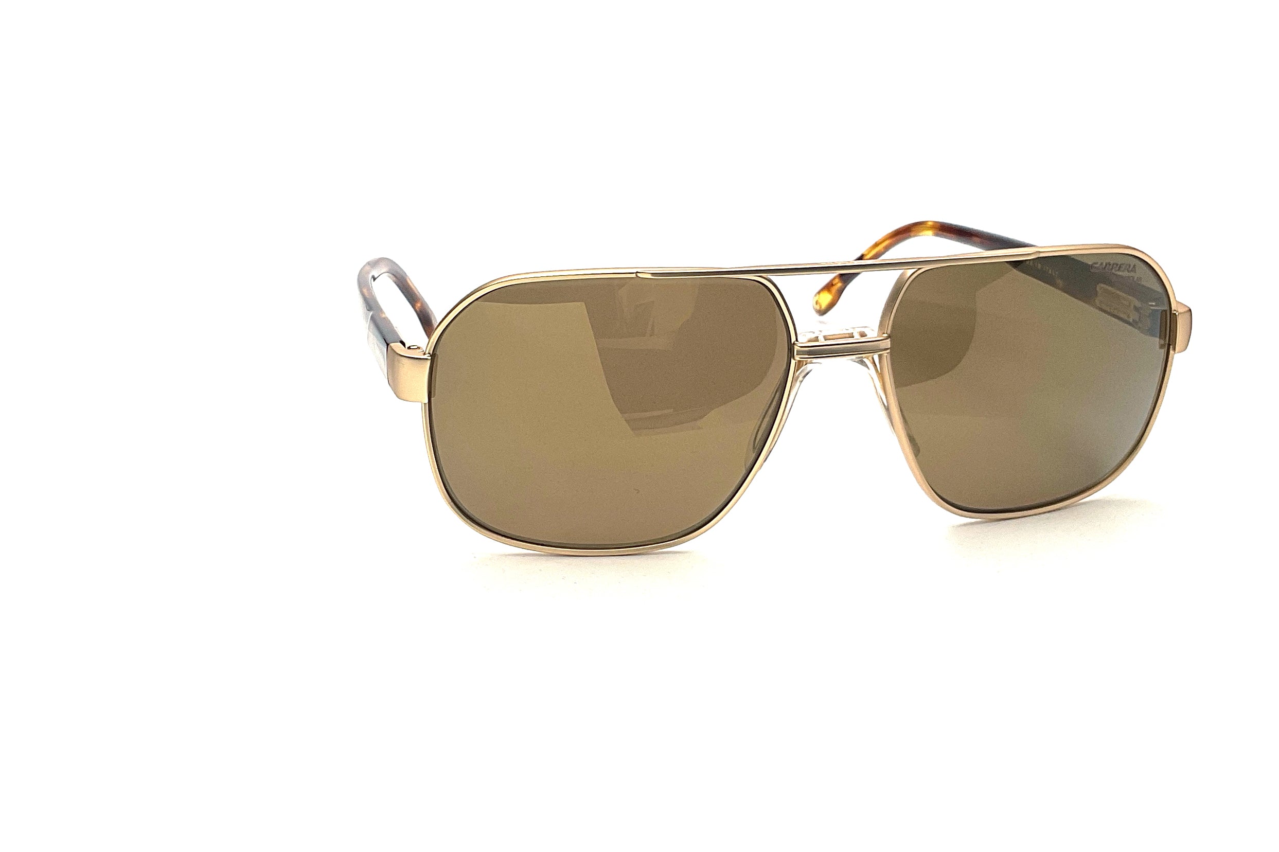 Carrera C Flex 12/G/S Gold Sunglasses - Polarized UV Protection for Men & Women - Perfect for Driving, Running & Outdoor Activities