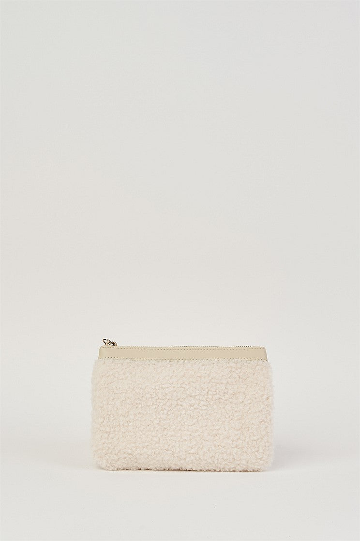 Cozy Faux Shearling Pouch - Soft & Warm Winter Handbag for Women - Perfect for Casual Outings, Shopping & Travel Accessories