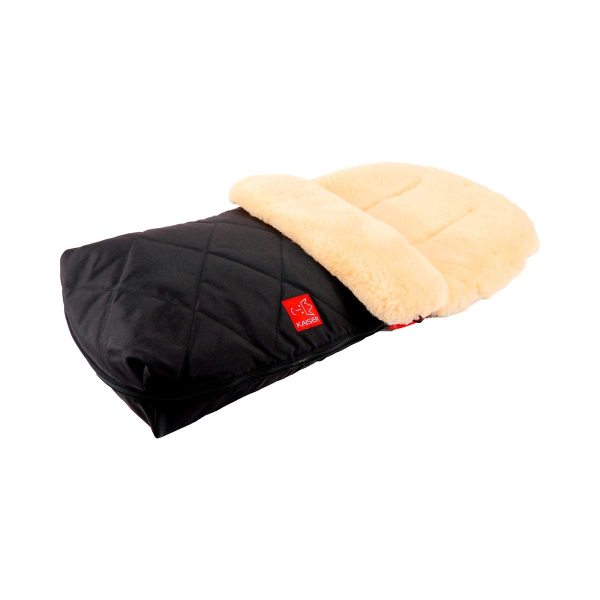 Natura Premium Baby Footmuff - Soft & Warm Winter Stroller Blanket (Black) for Cozy Outdoor Walks & Stroller Rides