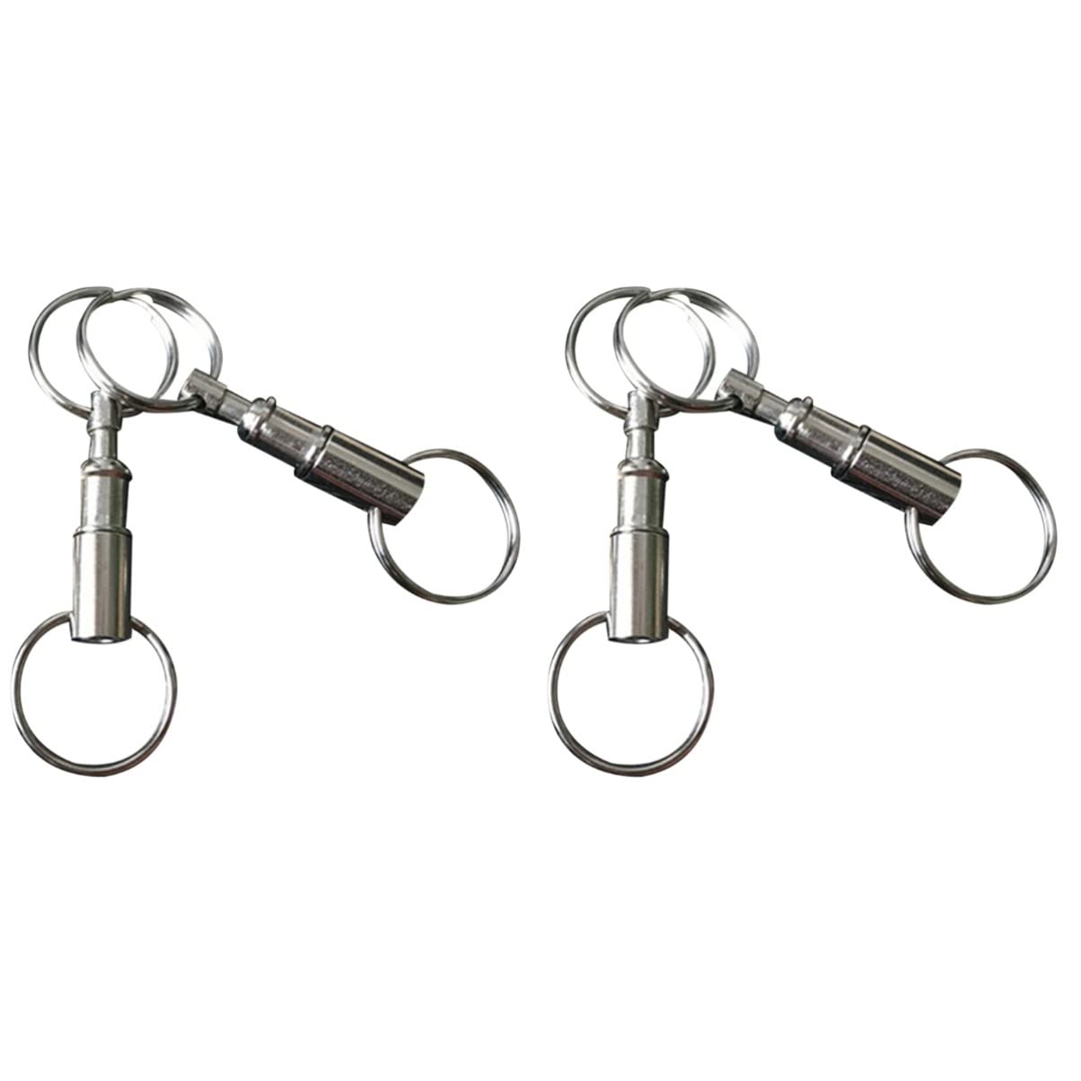 COHEALI Detachable Quick Release Key Ring - Dual Outdoor Key Holder for Hiking & Travel