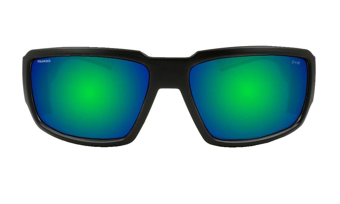 Boogie Safety Sunglasses - Polarized Green Lens for UV Protection & Glare Reduction - Perfect for Driving, Fishing & Outdoor Activities
