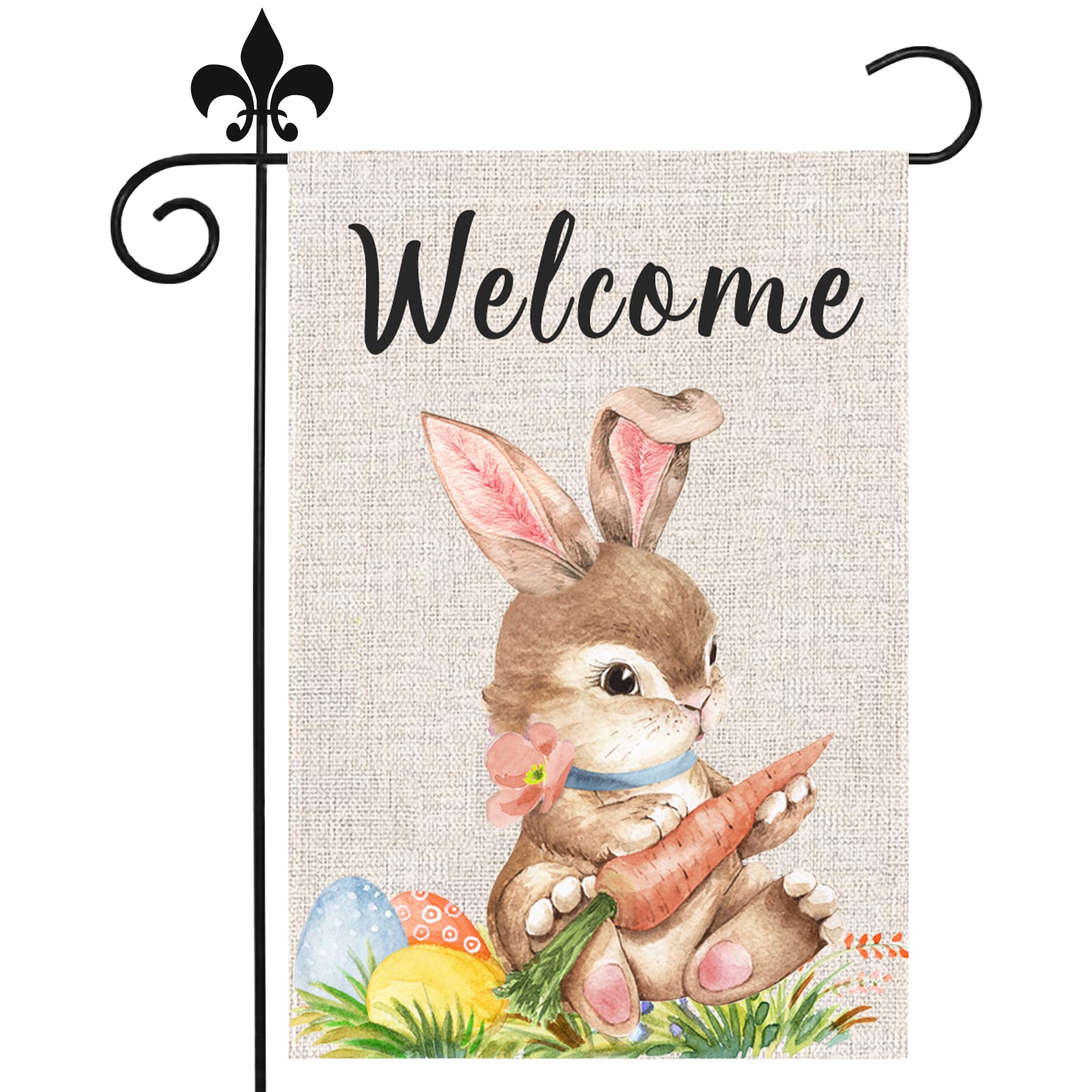 Welcome Garden Flag - Decorative Outdoor Yard Sign for Home & Patio - Perfect for Front Porch, Lawn, and Seasonal Decor