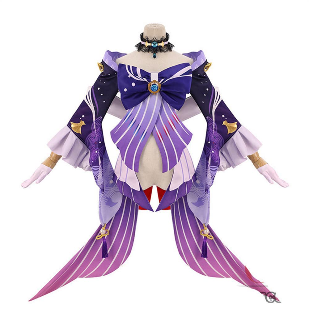 Genshin Impact Sangonomiya Kokomi Cosplay Costume - Anime Game Character Outfit for Halloween, Conventions & Roleplay | Premium Quality Fighting Suit for Cosplayers & Fans