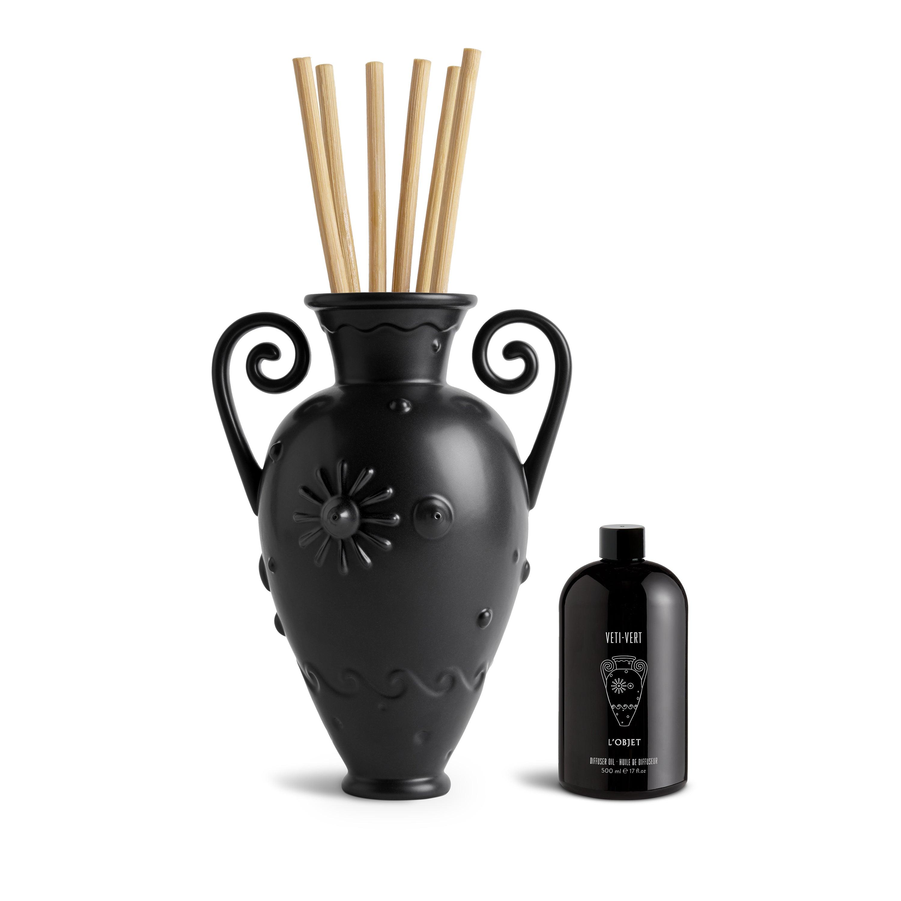Veti Vert Premium Diffuser Oil & Reed Refill - 500ml / 17fl.oz for Home Aromatherapy, Office Relaxation & Spa Ambiance