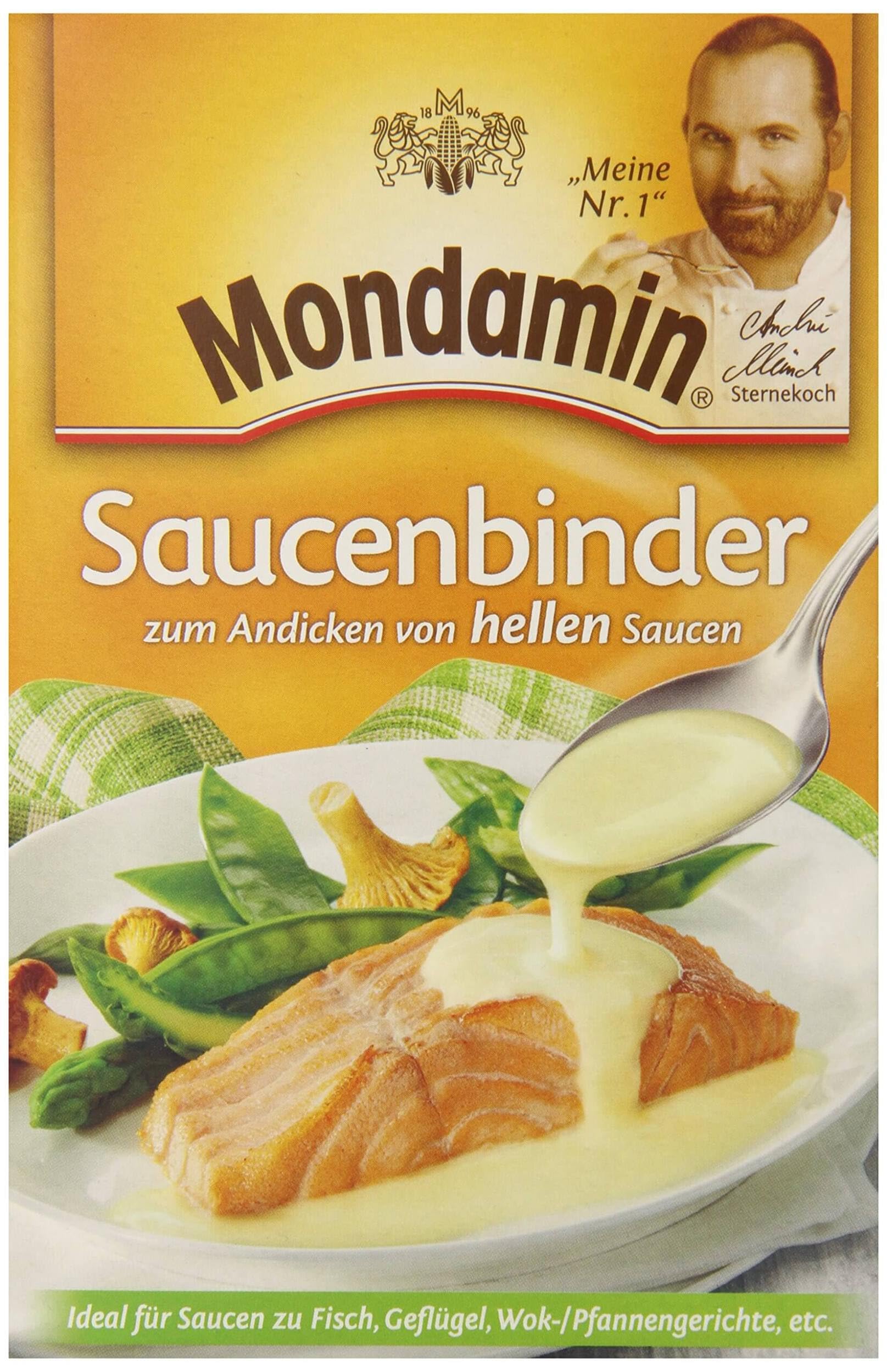 Premium Mondamin Sauce Thickener & Binder - 8.8 oz | Gluten-Free Cooking & Baking Essential for Gravies, Soups & Desserts