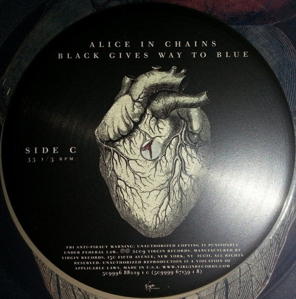 Alice In Chains - Black Gives Way To Blue (2xLP Vinyl Record + CD Album) | Limited Edition Clear Vinyl | Alternative Rock Music | Perfect for Collectors & Music Enthusiasts