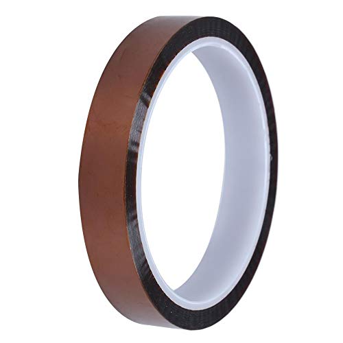 High Temperature Resistant Polyimide Tape 0.065mmx15mmx33m - Electrical Insulation Tape for Transformers, Motors & Industrial Equipment - Heat Resistant, Durable Adhesive for DIY Repairs & Professional Use